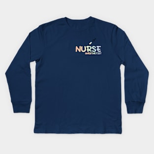 Nurse Anesthetist (CRNA) Rainbow Kids Long Sleeve T-Shirt